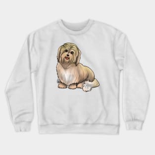 Dog - Havanese Dog - Cream Crewneck Sweatshirt